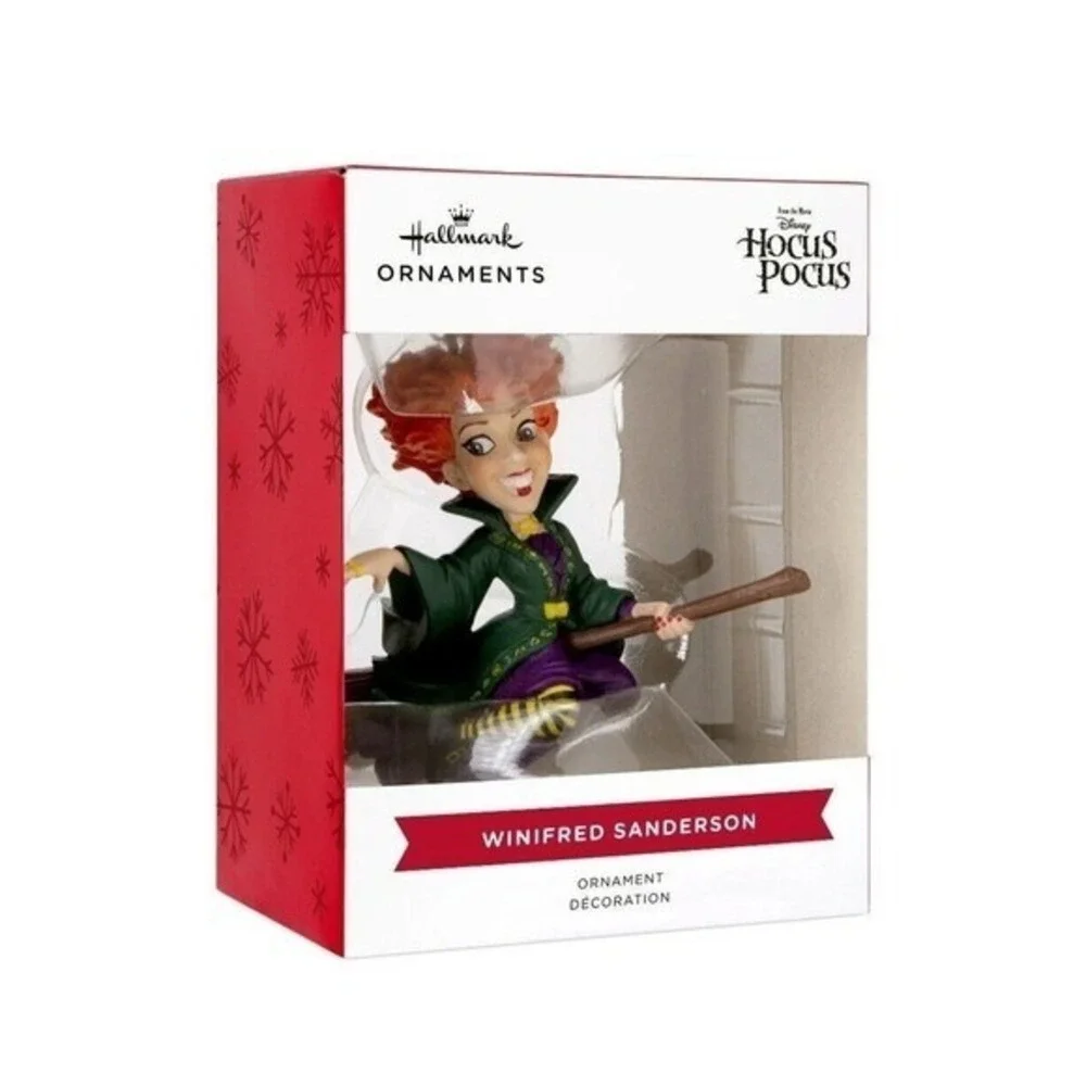 NWT 2024 Hallmark Disney Hocus Pocus Winifred Sanderson Christmas Ornament